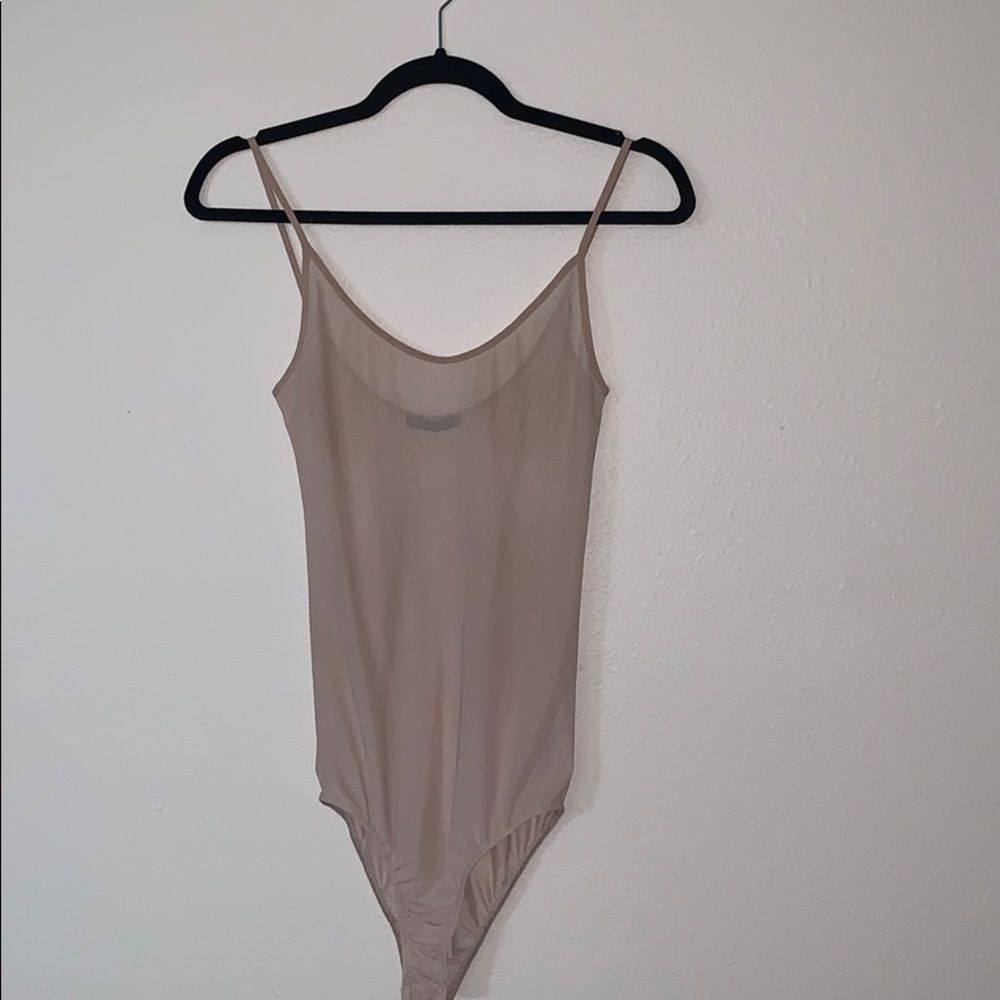 Nude sheer bodysuit